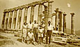 Επίσκεψη στον αρχαιολογικό χώρο του Σουνίου, δεκαετία του '50 με '60